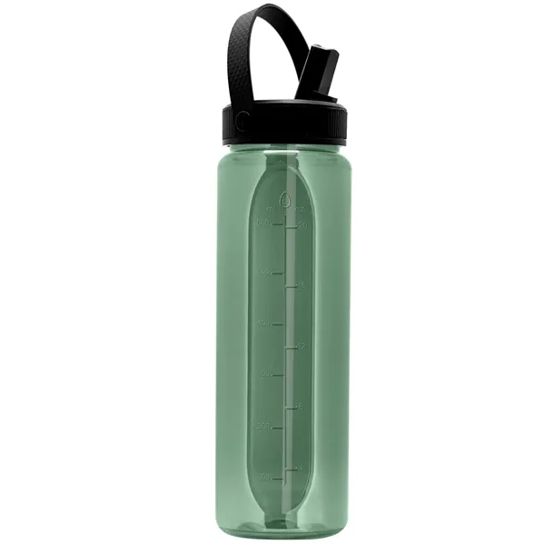 Garyline® Boss Embossed RPET Bottle with Flip-Straw, Swiv...... from ASI 40480 Koozie Group