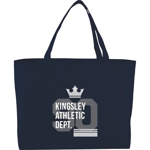 Non-woven shopping tote bag with 19" double handles.... from ASI 66887 PCNA / Bullet