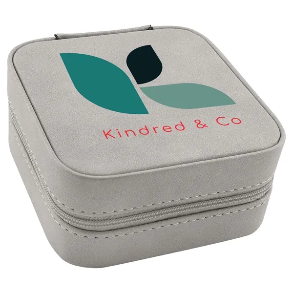 4" x 4" x 2" Leatherette Travel Jewelry Box... from ASI 74601 Calico