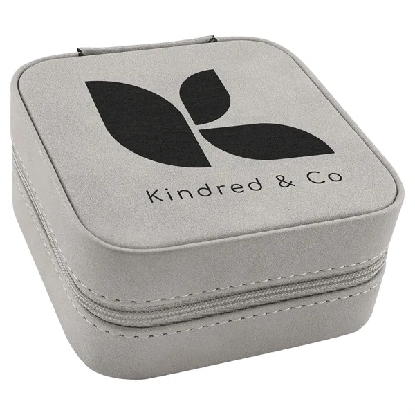 4" x 4" x 2" Leatherette Travel Jewelry Box... from ASI 74601 Calico