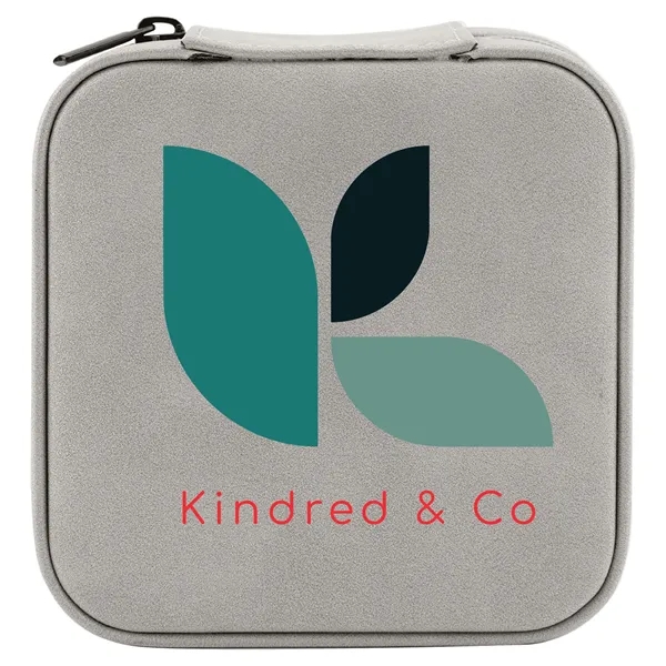 4" x 4" x 2" Leatherette Travel Jewelry Box... from ASI 74601 Calico