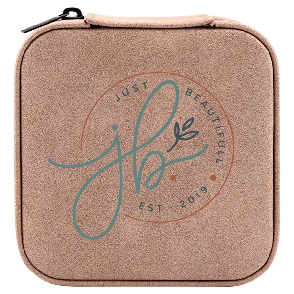 4" x 4" x 2" Leatherette Travel Jewelry Box... from ASI 74601 Calico