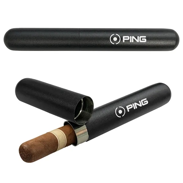 Two-piece stainless steel cigar tube accommodates a range of cigar lengths... from ASI 52710 Lincoln Line