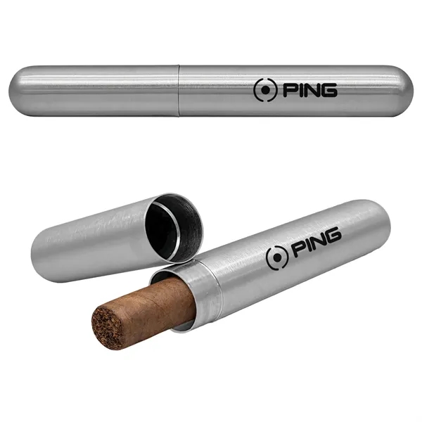 Two-piece stainless steel cigar tube accommodates a range of cigar lengths... from ASI 52710 Lincoln Line
