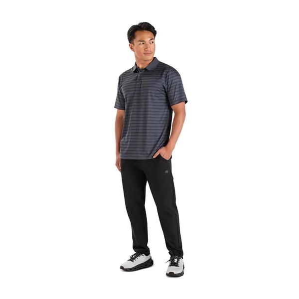 Sideline striped polo with 3 button placket.... from ASI 37461 Augusta Sportswear