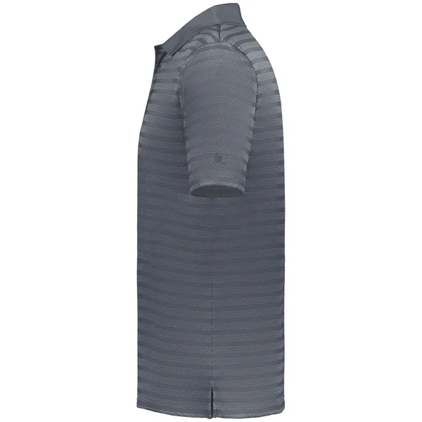 Sideline striped polo with 3 button placket.... from ASI 37461 Augusta Sportswear