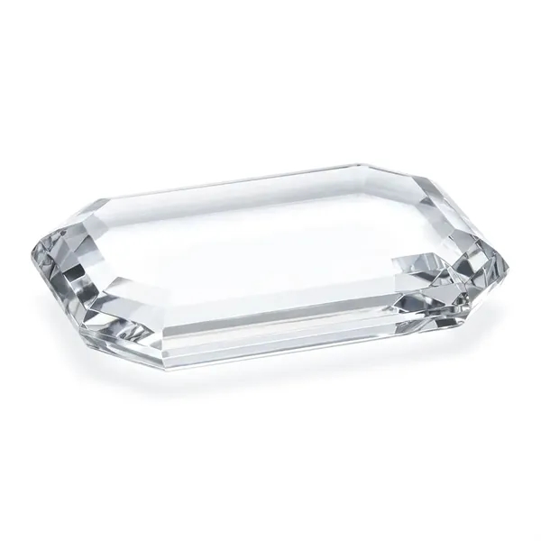 The Amherst Optical Crystal VividPrint™ Paperweight features a sleek rectangular shape... from ASI 84592 St Regis Group / St Regis