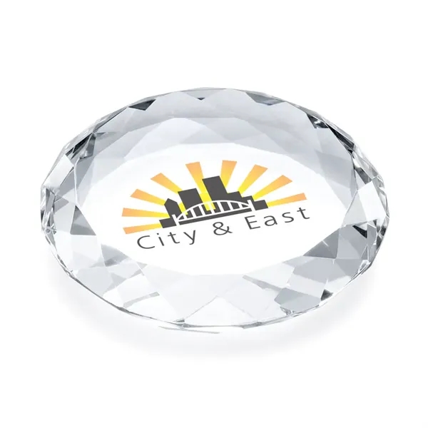 Amherst VividPrint™ Paperweight - Round... from ASI 84592 St Regis Group / St Regis