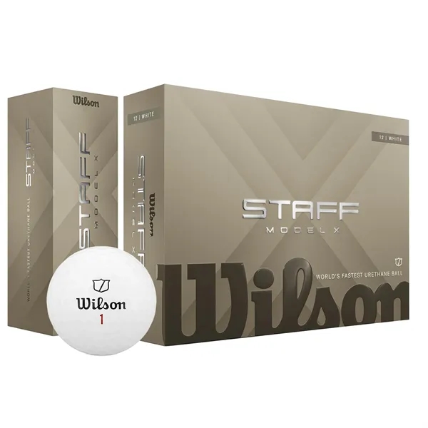 Wilson Staff Model X golf ball; Box contains 12 white balls... from ASI 38120 Ball Pro / Diversified Quality Kitchenware