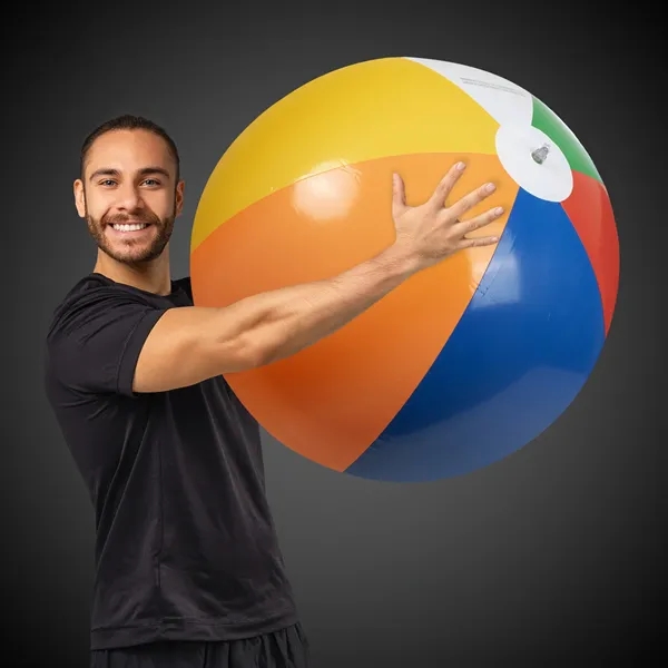 48" giant inflatable beach ball in assorted bright colors.... from ASI 42016 Brighter Promotions Inc