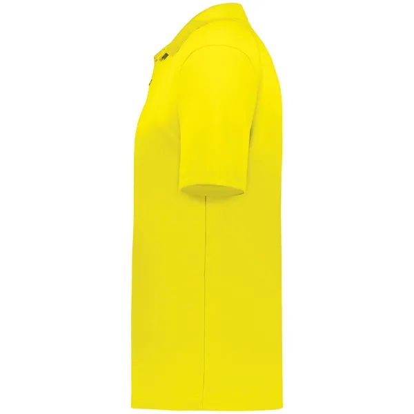 Adult polo with three button placket, Solid knit collar, Taped back... from ASI 37461 Augusta Sportswear