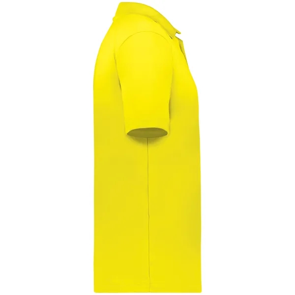 Adult polo with three button placket, Solid knit collar, Taped back... from ASI 37461 Augusta Sportswear