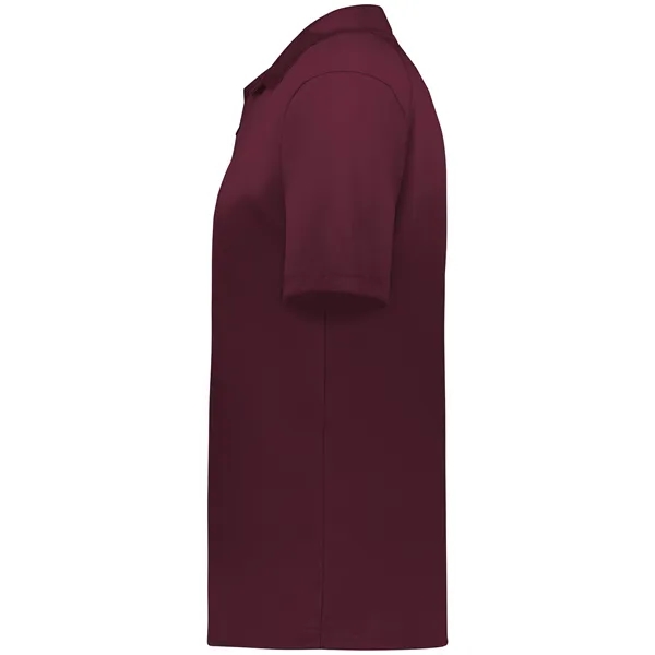 Adult polo with three button placket, Solid knit collar, Taped back... from ASI 37461 Augusta Sportswear