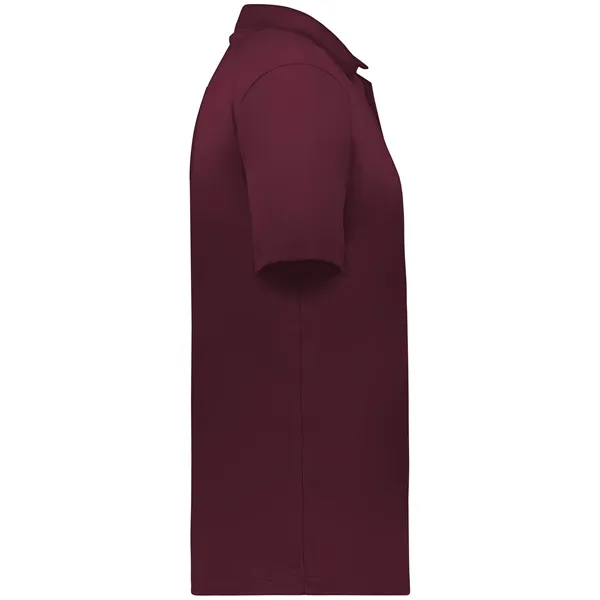 Adult polo with three button placket, Solid knit collar, Taped back... from ASI 37461 Augusta Sportswear