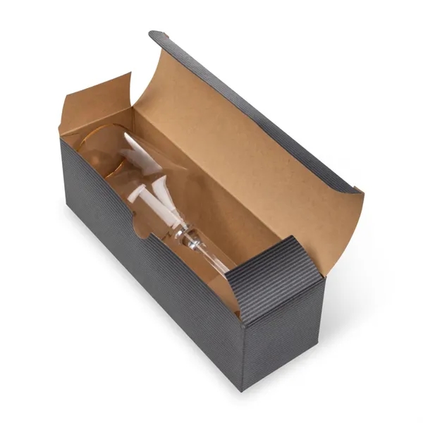 The Tucson Gold Rim Wine Glass features a sleek, contemporary silhouette... from ASI 84592 St Regis Group