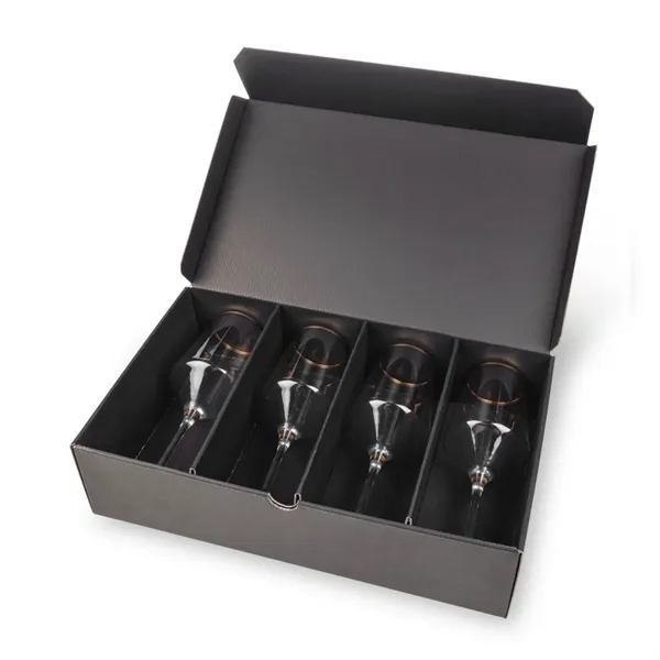 The Tucson Gold Rim VividPrint™ Wine Glass features a sleek, contemporary... from ASI 84592 St Regis Group