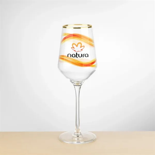 The Tucson Gold Rim VividPrint™ Wine Glass features a sleek, contemporary... from ASI 84592 St Regis Group
