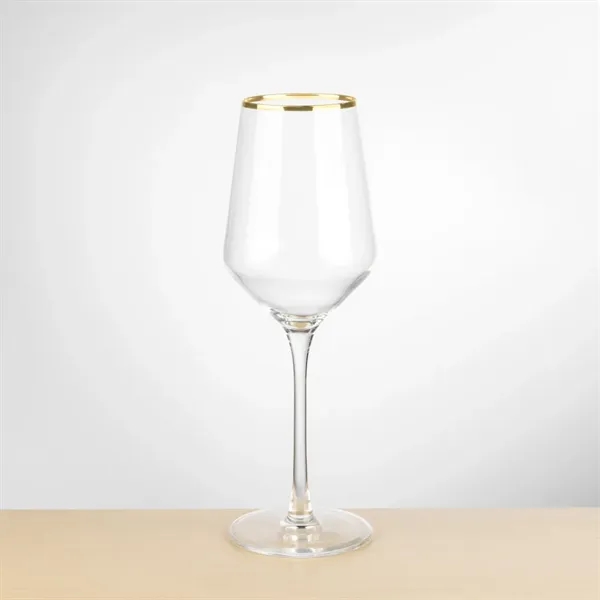 The Tucson Gold Rim VividPrint™ Wine Glass features a sleek, contemporary... from ASI 84592 St Regis Group