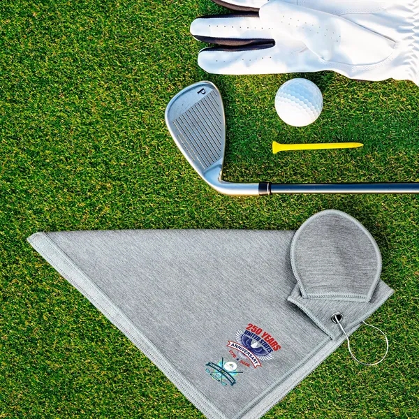 Patriotic Heather Golf Towel... from ASI 30208 A P Specialties / AP Specialties