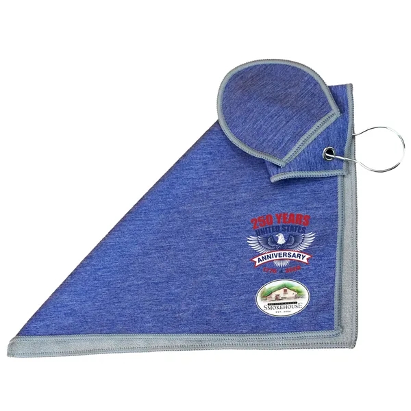 Patriotic Heather Golf Towel... from ASI 30208 A P Specialties / AP Specialties