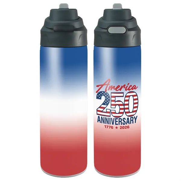 Patriotic Recycled Stainless Steel Bottle... from ASI 30208 A P Specialties / AP Specialties