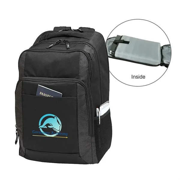 Main compartment with two-way zippered closure and interior mesh slip pockets.... from ASI 41511 Brainchild USA Inc / BrainChild Gift Club