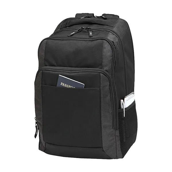 Main compartment with two-way zippered closure and interior mesh slip pockets.... from ASI 41511 Brainchild USA Inc / BrainChild Gift Club