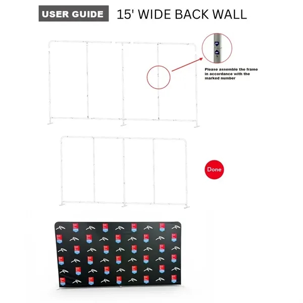 48Hr Quick Ship - Replacement Graphics Double Sided 15'W x 8'H... from ASI 53509 FIEL-Fairdeal Import & Export