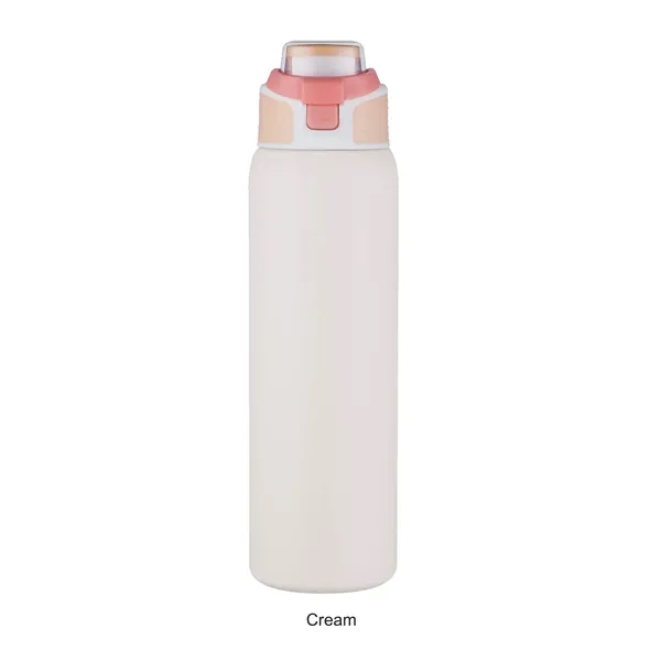 28oz. Vacuum Insulated Stainless Steel Water Bottle with Handle Lid... from ASI 41511 Brainchild USA Inc / BrainChild Gift Club
