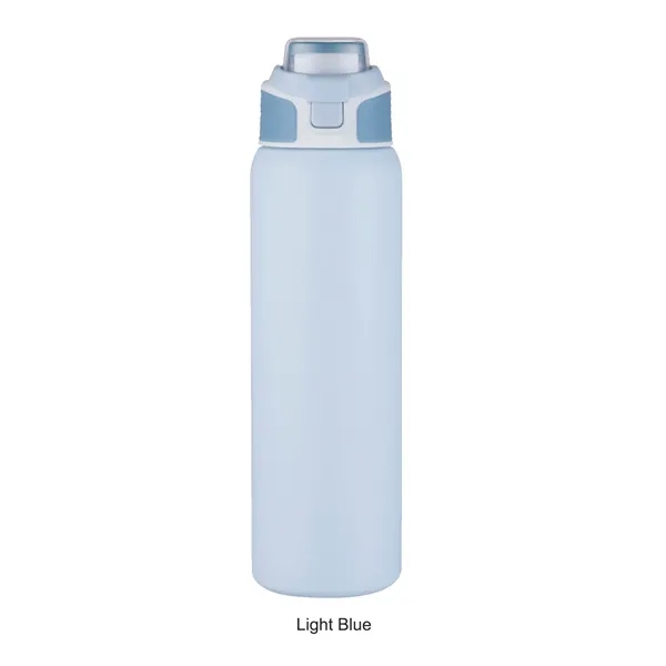 28oz. Vacuum Insulated Stainless Steel Water Bottle with Handle Lid... from ASI 41511 Brainchild USA Inc / BrainChild Gift Club