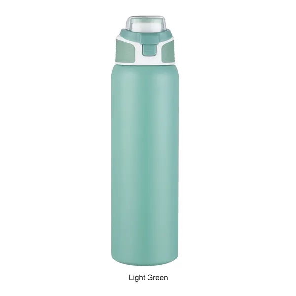 28oz. Vacuum Insulated Stainless Steel Water Bottle with Handle Lid... from ASI 41511 Brainchild USA Inc / BrainChild Gift Club