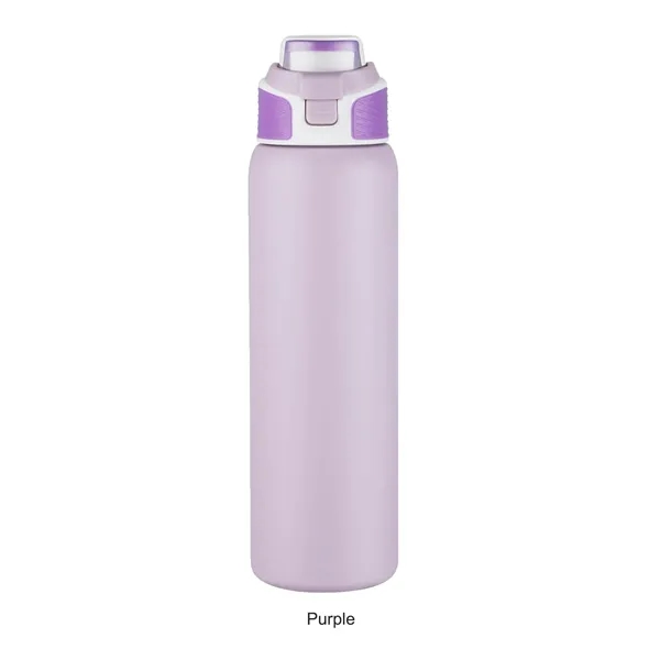 28oz. Vacuum Insulated Stainless Steel Water Bottle with Handle Lid... from ASI 41511 Brainchild USA Inc / BrainChild Gift Club