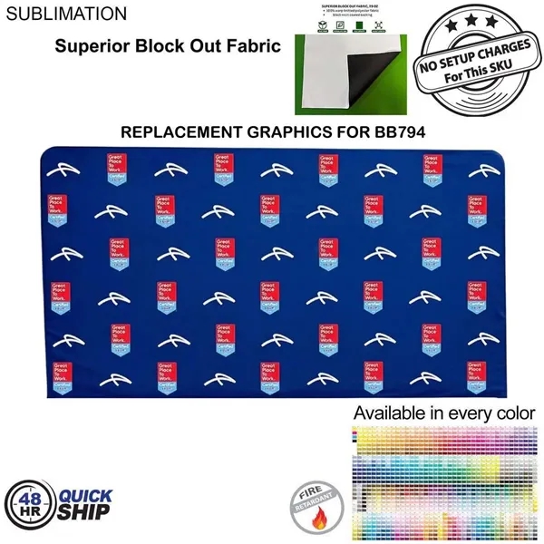48Hr Quick Ship - Replacement Graphics Double Sided 15'W x 8'H... from ASI 53509 FIEL-Fairdeal Import & Export