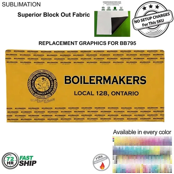 72Hr Fast Ship - Replacement Graphics Double Sided 20'W x 8'H... from ASI 53509 FIEL-Fairdeal Import & Export