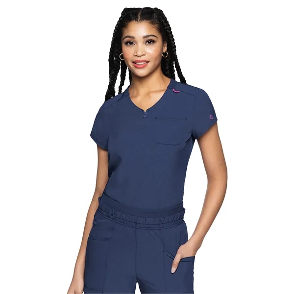 Med Couture - AMP - Women's 1-Pocket V-Neck Scrub Top... from ASI 86018 Scrub Authority / Uniform Stores