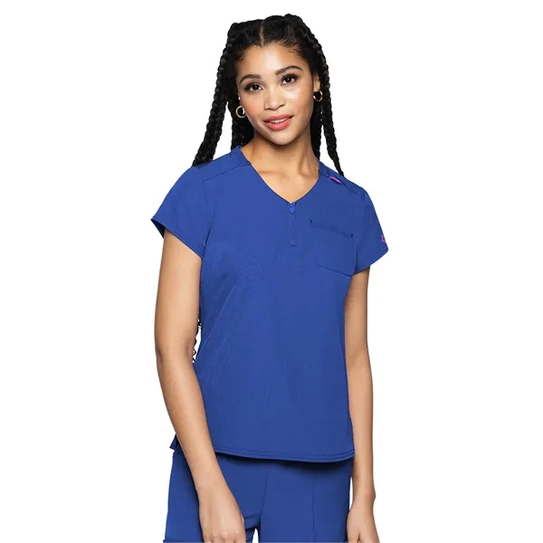 Med Couture - AMP - Women's 1-Pocket V-Neck Scrub Top... from ASI 86018 Scrub Authority / Uniform Stores