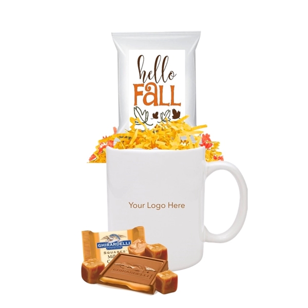 Fall Themed Gift Mug with Coffee or Cocoa... from ASI 89971 Stuff A Mug