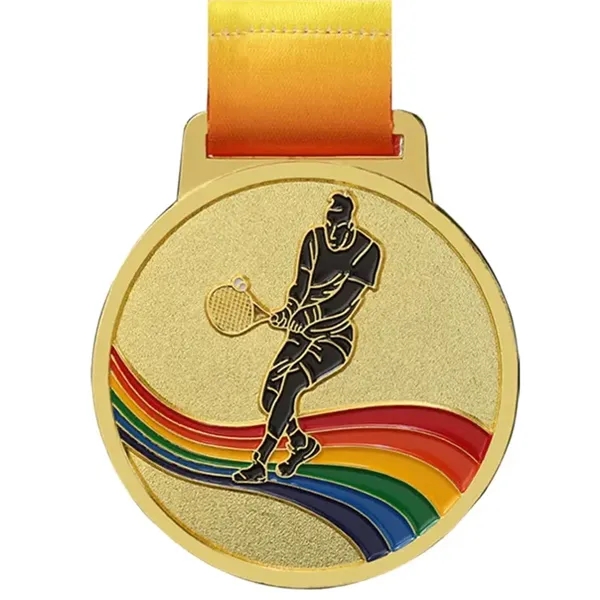 Price includes up to 4 soft enamel colors in a gold,... from ASI 40515 BILD Enterprises LLC