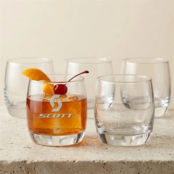 Old fashioned glass, 10.5 oz./315 ml. Gift box and paper wrap... from ASI 31518 ADNART / Ad-N-Art