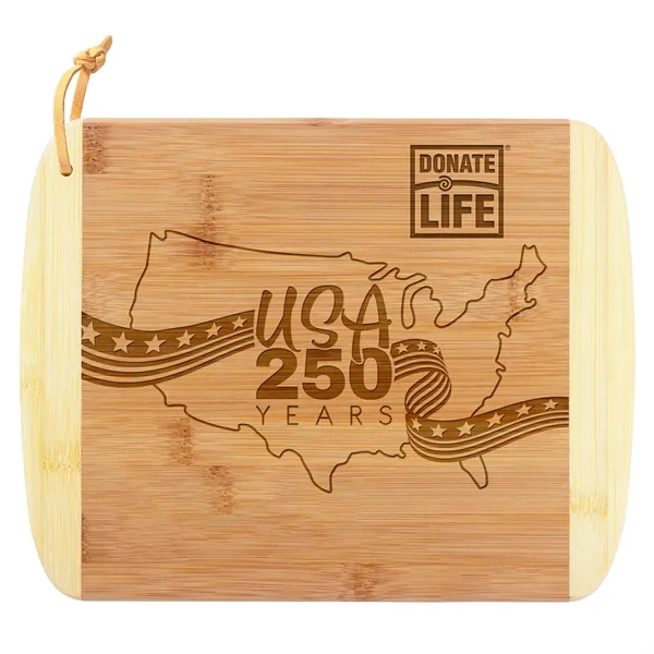 Two-Tone bamboo cutting board with contrasting border.... from ASI 91565 Totally Bamboo