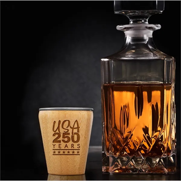 Bamboo and Stainless Steel Shot Glass... from ASI 91565 Totally Bamboo