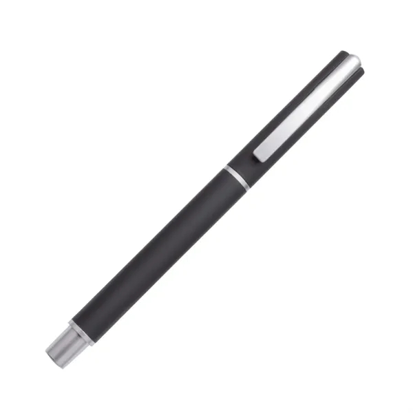 The Whetton Recycled Stainless Steel Rollerball Pen offers a refined writing... from ASI 84592 St Regis Group