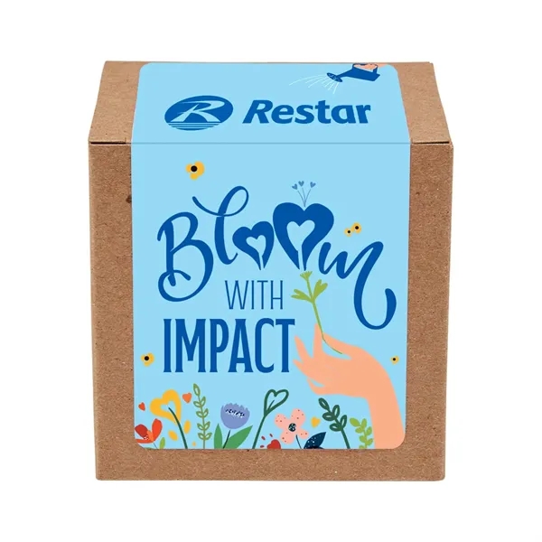 Bloo with Impact Grow kit includes seeds, soil, and wooden stake... from ASI 63549 Jornik Manufacturing Corp / Jornik