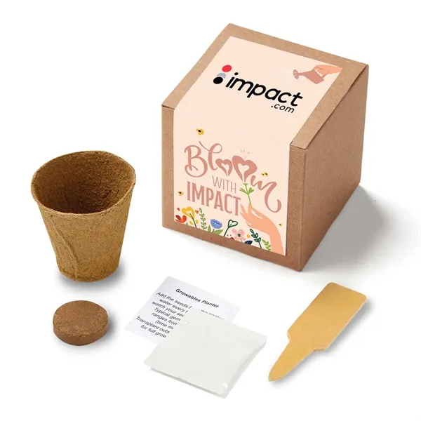 Bloo with Impact Grow kit includes seeds, soil, and wooden stake... from ASI 63549 Jornik Manufacturing Corp / Jornik