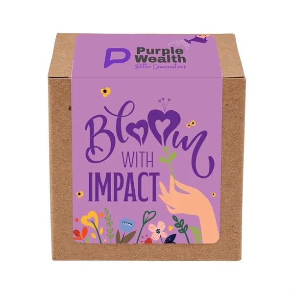 Bloo with Impact Grow kit includes seeds, soil, and wooden stake... from ASI 63549 Jornik Manufacturing Corp / Jornik