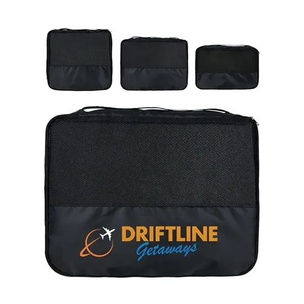 Flynn Recycled (RPET) 3-Piece Packing Cube Set... from ASI 67866 Logomark/Valumark