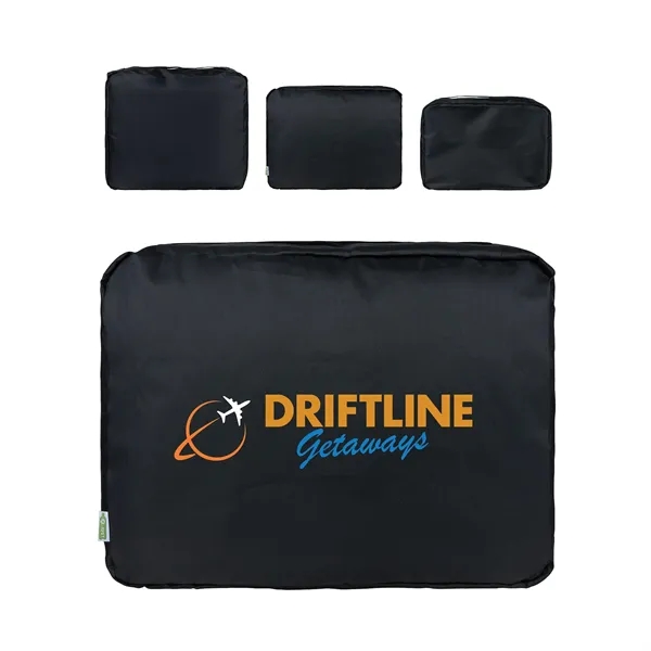 Flynn Recycled (RPET) 3-Piece Packing Cube Set... from ASI 67866 Logomark/Valumark