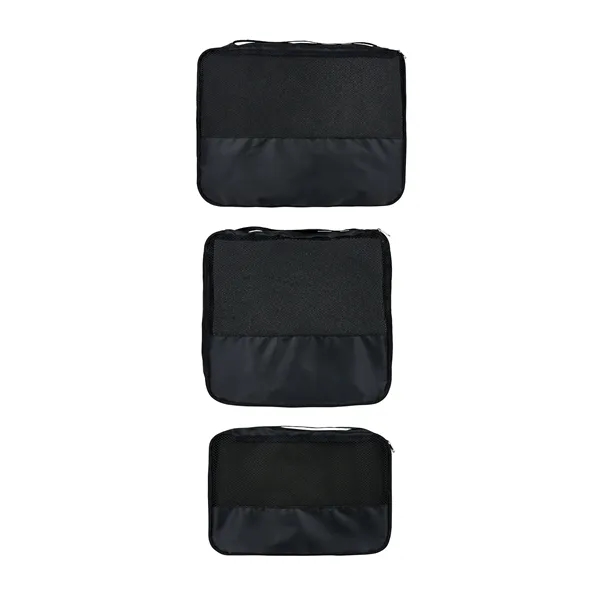 Flynn Recycled (RPET) 3-Piece Packing Cube Set... from ASI 67866 Logomark/Valumark
