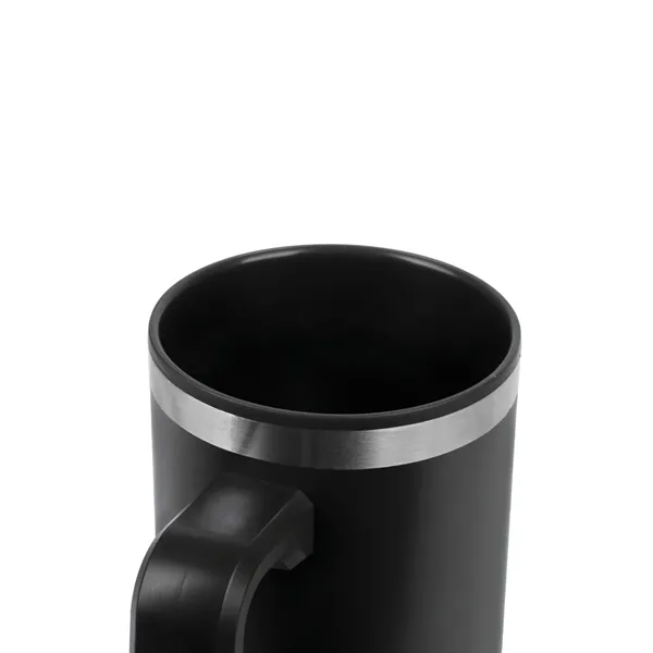 Item #KM8518 Rhea 30 oz. Steel/ 100% Recycled PP Liner Travel Mug
