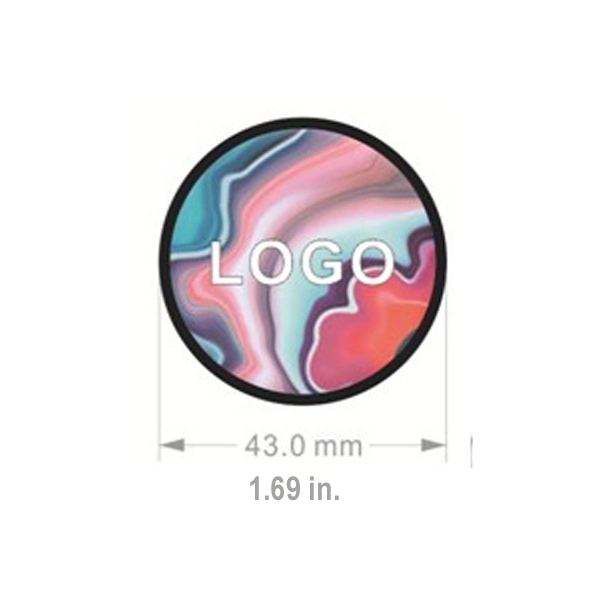 Pop Up Collapsible Grip & stand sticks flat to a phone,... from ASI 62635 Inno-Vative Solutions Grp LTD